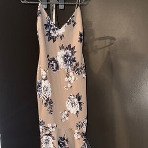 Midi Floral Sleeveless Dress